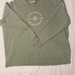 Columbia Men's Olive Crewneck Sweater